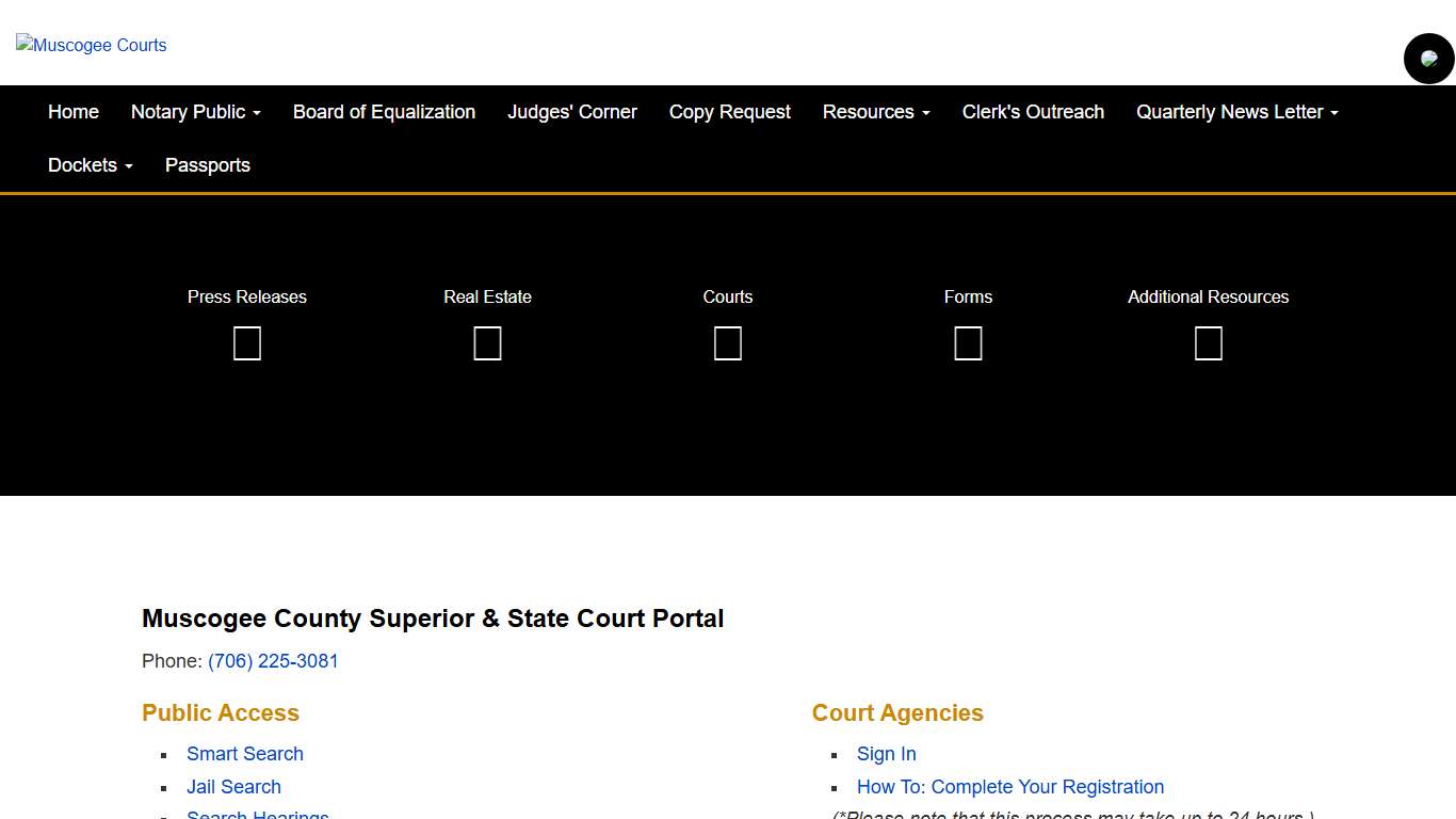 Muscogee County Superior & State Court Portal